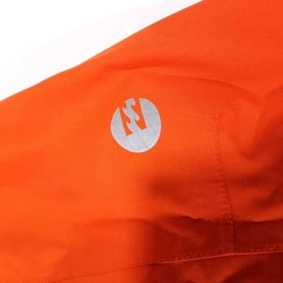 Billabong Waterproof 15k Insulated Hoodie Snow Jacket Mens Large Gorpcore Orange - Picture 7 of 13
